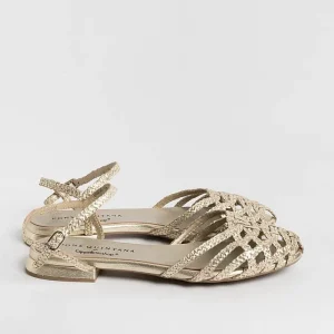 Women PONS QUINTANA Low Sandals* - Flat Sandals Elba 10308 - Platinum