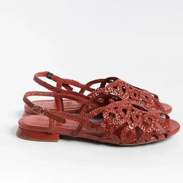 Women PONS QUINTANA Low Sandals* - Flat Sandals Elba 10302 - Red