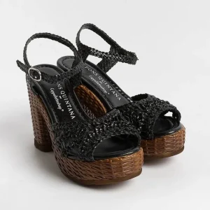 Women PONS QUINTANA Sandals With Heel* - Sandals With Heels - Cannes - 10425 - Black