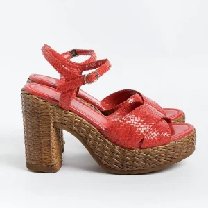 Women PONS QUINTANA Sandals With Heel* - Sandals With Heels - Cannes - 10426 - Red