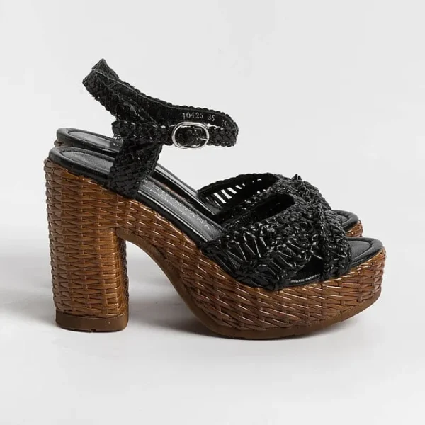 Women PONS QUINTANA Sandals With Heel* - Sandals With Heels - Cannes - 10425 - Black