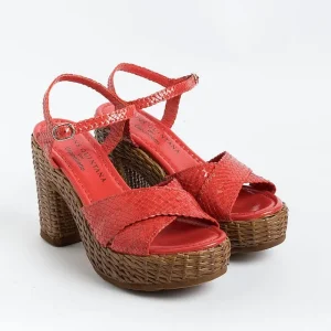 Women PONS QUINTANA Sandals With Heel* - Sandals With Heels - Cannes - 10426 - Red