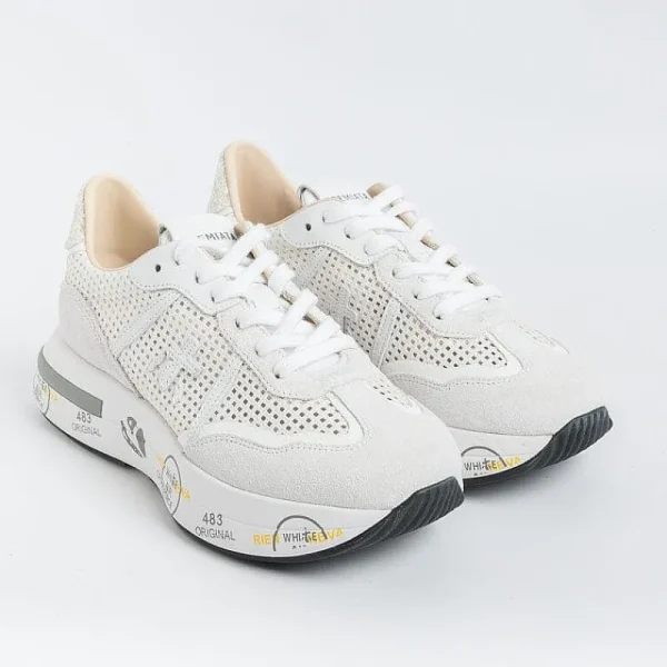 Women Premiata Sneakers* - Sneakers - Cassie 6341 - Perforated White