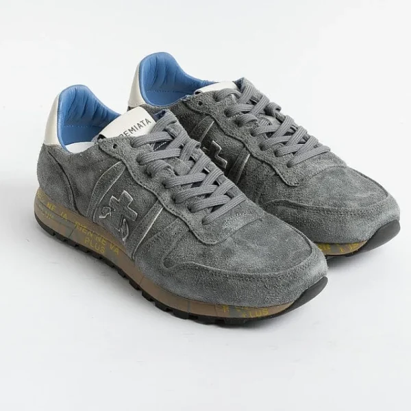 Men Premiata - Collezione Uomo Sneakers*Premiata - Sneakers - Eric 6408 - Gray Suede