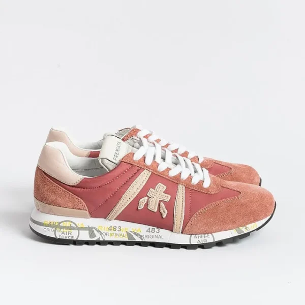 Women Premiata Sneakers* - Sneakers - Lucy 6490 - Peach Pink/Rust