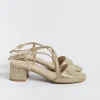 Women Roberto Festa Sandals With Heel*Roberto Festival - Sandals With Heels Macy - Gold Fabric