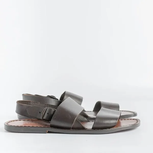 Men SACHET - Calzature Collezione Uomo Sandals*Sachet - Flat Sandal 500 X - Dark Brown