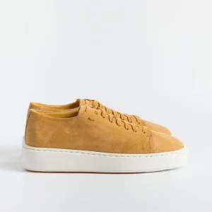 Women Santoni - Collezione Donna Sneakers*Santoni Cleanicon - 60994 - Sneakers - Ocher Yellow