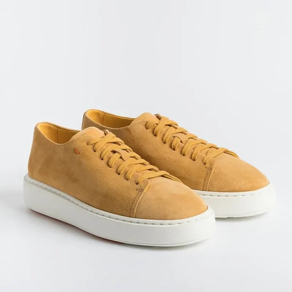 Women Santoni - Collezione Donna Sneakers*Santoni Cleanicon - 60994 - Sneakers - Ocher Yellow