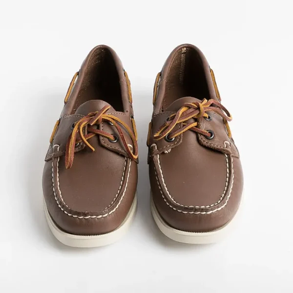 Women Sebago Derby And Oxford Shoes* - Docksides Portland W Lace Up - 70000530 - Brown