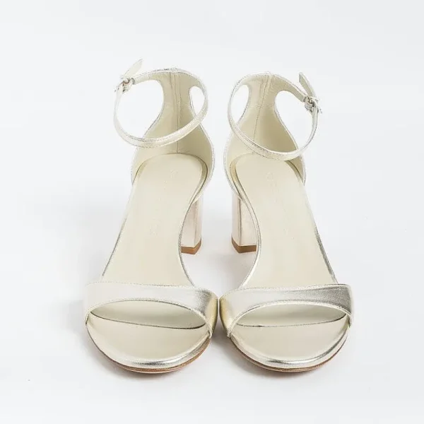 Women SERGIO LEVANTESI Sandals With Heel* - Sandals With Heels - Easy - Platinum Laminate