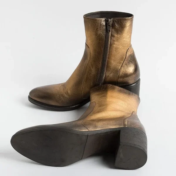 Women Strategia Ankle Boots* - Texan Boot E5540 - Bitter Bronze Wash