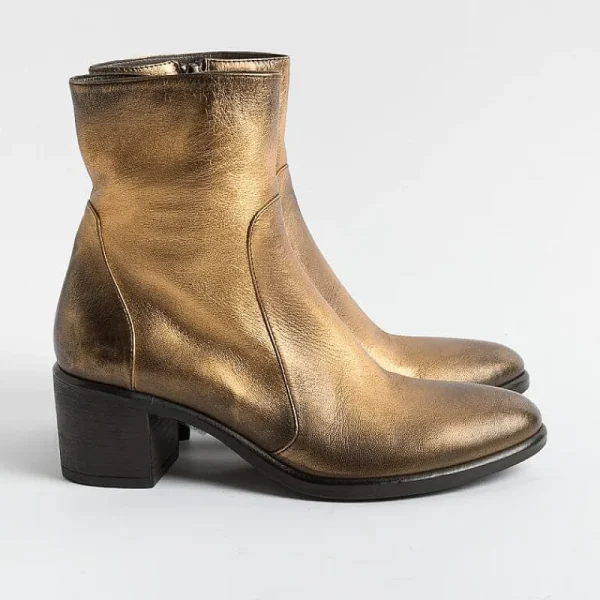 Women Strategia Ankle Boots* - Texan Boot E5540 - Bitter Bronze Wash