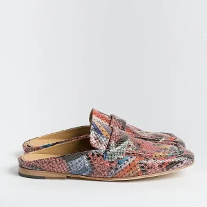 Women STURLINI Sabots And Sleepers* - Sabot Ar-26004 - Multicolored Python Print