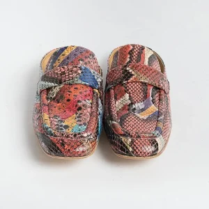 Women STURLINI Sabots And Sleepers* - Sabot Ar-26004 - Multicolored Python Print