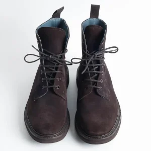 Men Tricker's Combat Boots* - Burford Coffee Reversed