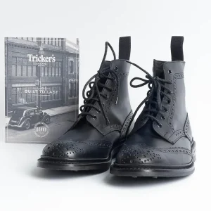 Men Tricker's Combat Boots* - Combat Boot - Black Stow - Dainite