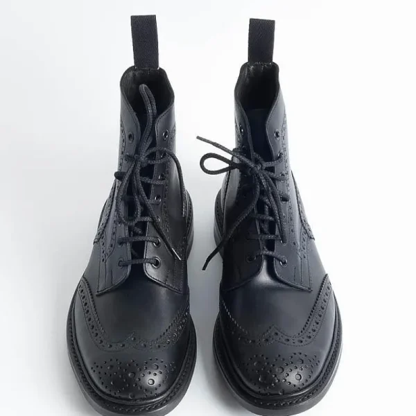 Men Tricker's Combat Boots* - Combat Boot - Black Stow - Dainite