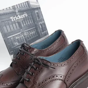 Men Tricker's Derby And Oxford Shoes* - Leather Derby - Bourton Naster - Dark Brown