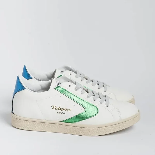 Women VALSPORT 1920 Sneakers*Valsport - Tournament Sneakers - Vt2210W - White Green Bluette