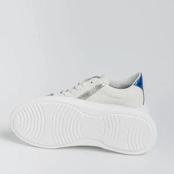 Women VALSPORT 1920 Sneakers*Valsport - Tournament Up Sneakers - Vt2215W - White Silver Laminate