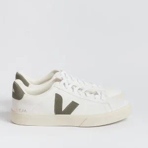 Men VEJA - Collezione Uomo Sneakers*Veja - Campo Sneakers - White Green Khaki