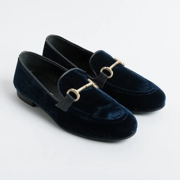 Women POESIE VENEZIANE Loafers*Venetian Poems - Moccasin - Jja65 - Bluette Velvet