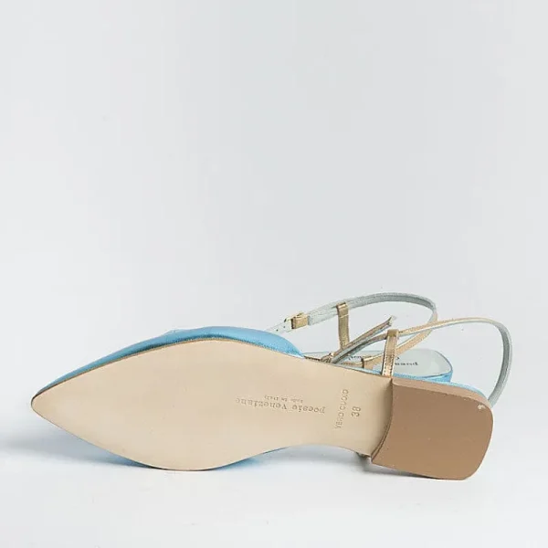 Women POESIE VENEZIANE Slingbacks*Venetian Poetry - Sling Back - Df34 - Light Blue Laminate