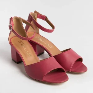 Women Via Roma 15 Sandals With Heel* - Sandals With Heels - 3065 - Nappa Strawberry