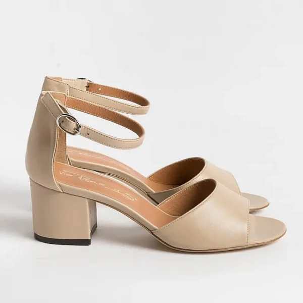 Women Via Roma 15 Sandals With Heel* - Sandals With Heels - 3065 - Nappa Nude