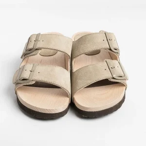 Women WUD Low Sandals* - Flat Sandals - Root - Antelope