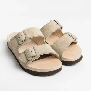 Women WUD Low Sandals* - Flat Sandals - Root - Antelope